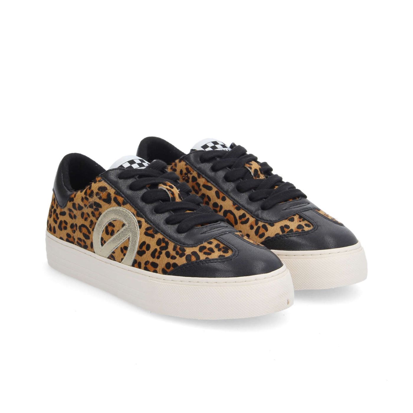 ARCADE TOE SIDE W - PONY LEO/GLOW - BRUN/NOIR